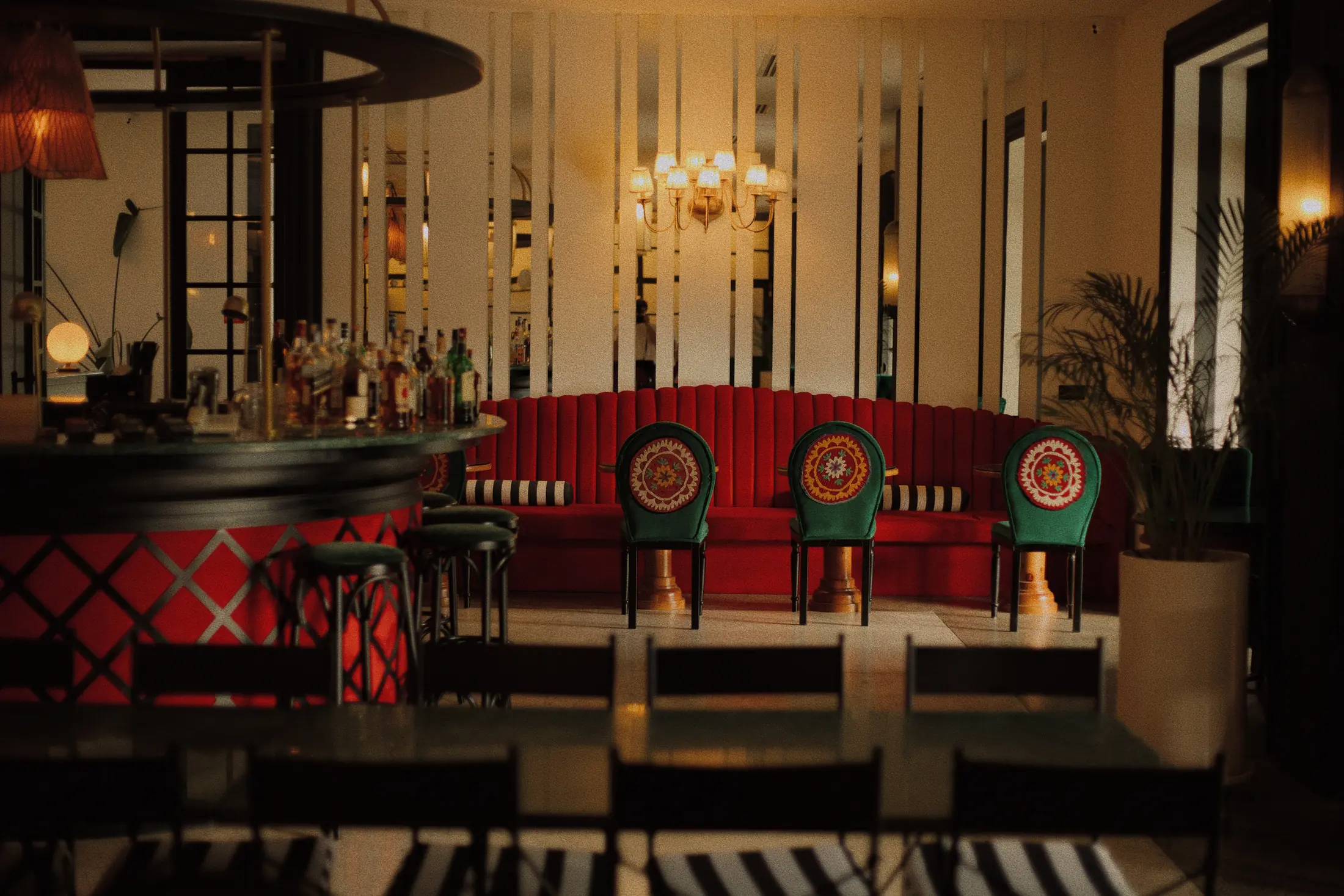 Grand hotel lounge